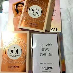 Set of 3 samples from Lancôme, 2 idole Nectar and 1 La vie est Belle